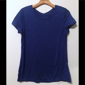 athletic shirt with open back